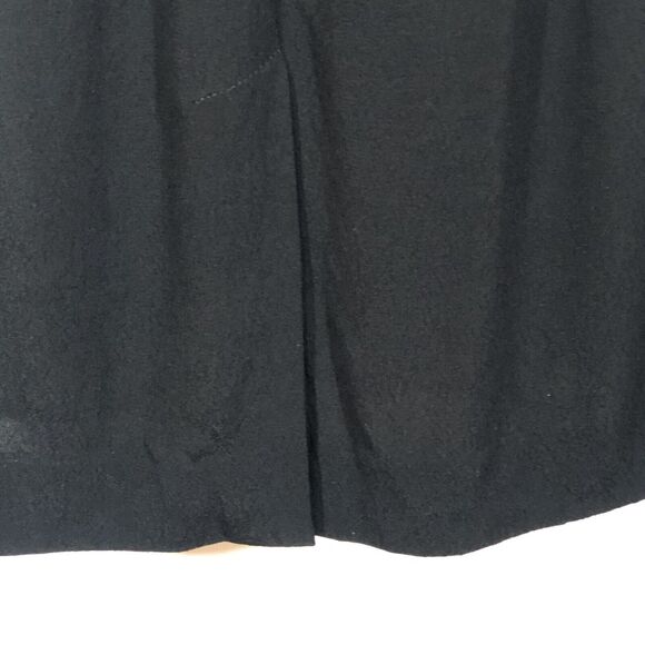 Kate Spade New York Black Pleated Midi Dress Sz 6 | Bow Back | Classic Cocktail - Picture 10 of 13